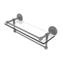 Allied Brass 16 Inch Gallery Glass Shelf with Towel Bar P1000-1TB-16-GAL-GYM