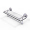 Allied Brass 16 Inch Gallery Glass Shelf with Towel Bar P1000-1TB-16-GAL-PC