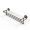 Allied Brass 22 Inch Gallery Glass Shelf with Towel Bar P1000-1TB-22-GAL-ABR