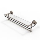 Allied Brass 22 Inch Gallery Glass Shelf with Towel Bar P1000-1TB-22-GAL-PEW