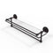 Allied Brass 22 Inch Gallery Glass Shelf with Towel Bar P1000-1TB-22-GAL-VB