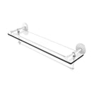 Allied Brass 22 Inch Gallery Glass Shelf with Towel Bar P1000-1TB-22-GAL-WHM