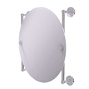 Allied Brass Prestige Skyline Collection Round Frameless Rail Mounted Mirror P1000-27-90-PC