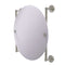 Allied Brass Prestige Skyline Collection Round Frameless Rail Mounted Mirror P1000-27-90-SN