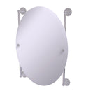 Allied Brass Prestige Skyline Collection Oval Frameless Rail Mounted Mirror P1000-27-91-PC