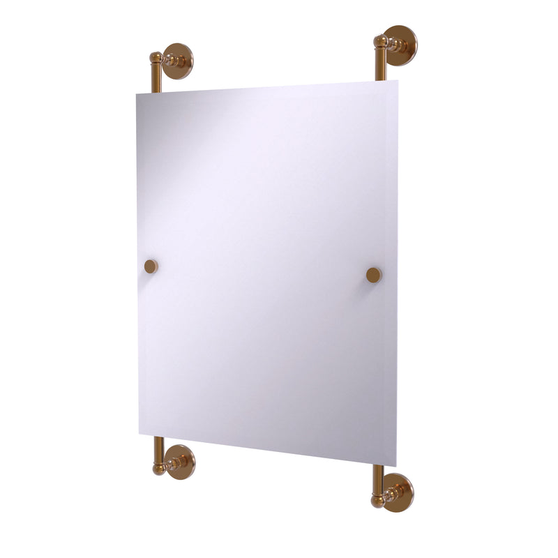 Allied Brass Prestige Skyline Collection Rectangular Frameless Rail Mounted Mirror P1000-27-92-BBR