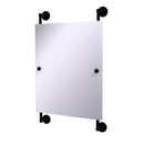 Allied Brass Prestige Skyline Collection Rectangular Frameless Rail Mounted Mirror P1000-27-92-BKM