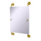 Allied Brass Prestige Skyline Collection Rectangular Frameless Rail Mounted Mirror P1000-27-92-PB