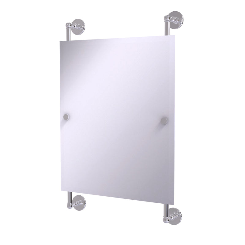 Allied Brass Prestige Skyline Collection Rectangular Frameless Rail Mounted Mirror P1000-27-92-PC