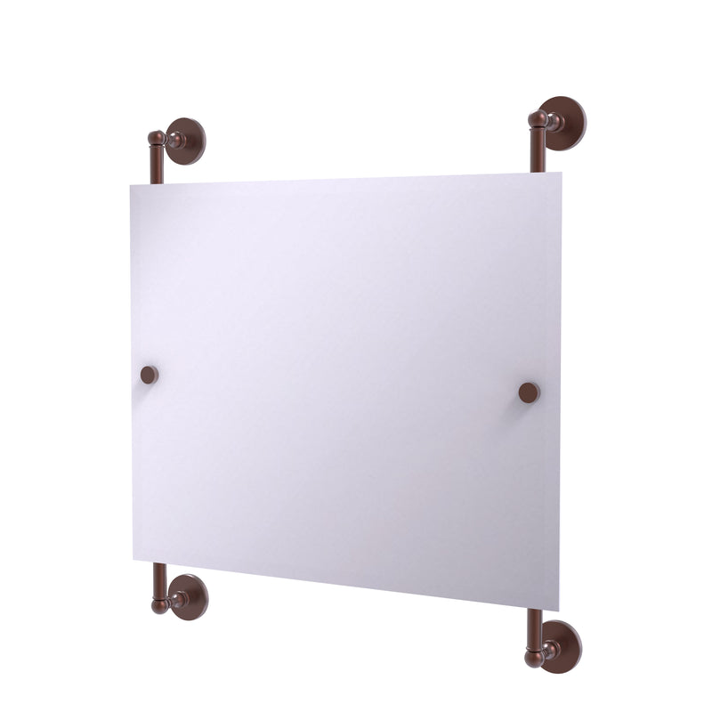 Allied Brass Prestige Skyline Landscape Rectangular Frameless Rail Mounted Mirror P1000-27-93-CA