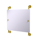 Allied Brass Prestige Skyline Landscape Rectangular Frameless Rail Mounted Mirror P1000-27-93-PB