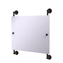 Allied Brass Prestige Skyline Landscape Rectangular Frameless Rail Mounted Mirror P1000-27-93-VB