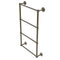 Allied Brass Prestige Skyline Collection 4 Tier 24 Inch Ladder Towel Bar with Groovy Detail P1000-28G-24-ABR