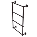 Allied Brass Prestige Skyline Collection 4 Tier 24 Inch Ladder Towel Bar with Groovy Detail P1000-28G-24-ABZ