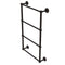 Allied Brass Prestige Skyline Collection 4 Tier 24 Inch Ladder Towel Bar with Groovy Detail P1000-28G-24-ORB