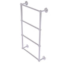 Allied Brass Prestige Skyline Collection 4 Tier 24 Inch Ladder Towel Bar with Groovy Detail P1000-28G-24-PC