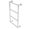 Allied Brass Prestige Skyline Collection 4 Tier 24 Inch Ladder Towel Bar with Groovy Detail P1000-28G-24-PC