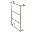 Allied Brass Prestige Skyline Collection 4 Tier 24 Inch Ladder Towel Bar with Groovy Detail P1000-28G-24-SN