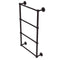 Allied Brass Prestige Skyline Collection 4 Tier 36 Inch Ladder Towel Bar with Groovy Detail P1000-28G-36-ABZ