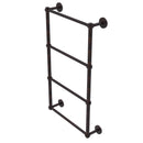 Allied Brass Prestige Skyline Collection 4 Tier 36 Inch Ladder Towel Bar with Groovy Detail P1000-28G-36-VB