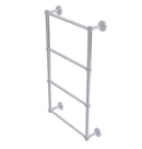 Allied Brass Prestige Skyline Collection 4 Tier 24 Inch Ladder Towel Bar with Twisted Detail P1000-28T-24-SCH