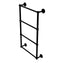 Allied Brass Prestige Skyline Collection 4 Tier 30 Inch Ladder Towel Bar with Twisted Detail P1000-28T-30-BKM