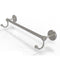 Allied Brass Prestige Skyline Collection 18 Inch Towel Bar with Integrated Hooks P1000-41-18-HK-SN