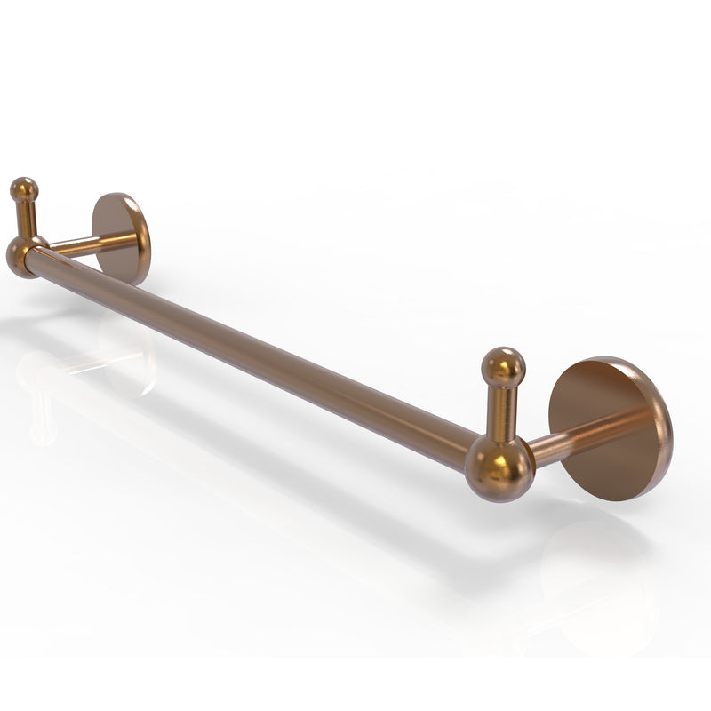 Allied Brass Prestige Skyline Collection 18 Inch Towel Bar with Integrated Hooks P1000-41-18-PEG-BBR