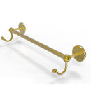 Allied Brass Prestige Skyline Collection 24 Inch Towel Bar with Integrated Hooks P1000-41-24-HK-PB