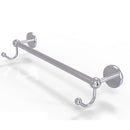 Allied Brass Prestige Skyline Collection 24 Inch Towel Bar with Integrated Hooks P1000-41-24-HK-SCH