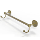 Allied Brass Prestige Skyline Collection 24 Inch Towel Bar with Integrated Hooks P1000-41-24-HK-UNL