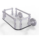 Allied Brass Prestige Skyline Collection Wall Mounted Glass Guest Towel Tray P1000-GT-6-SCH