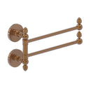 Allied Brass Prestige Skyline Collection 2 Swing Arm Towel Rail P1000-GTB-2-BBR