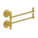 Allied Brass Prestige Skyline Collection 2 Swing Arm Towel Rail P1000-GTB-2-PB