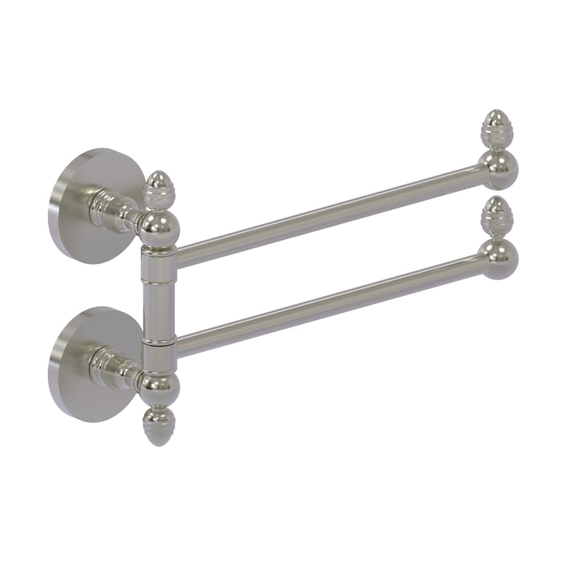 Allied Brass Prestige Skyline Collection 2 Swing Arm Towel Rail P1000-GTB-2-SN