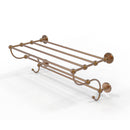 Allied Brass Prestige Skyline Collection 24 Inch Train Rack Towel Shelf P1000-HTL-24-5-BBR