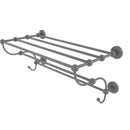 Allied Brass Prestige Skyline Collection 24 Inch Train Rack Towel Shelf P1000-HTL-24-5-GYM