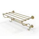 Allied Brass Prestige Skyline Collection 24 Inch Train Rack Towel Shelf P1000-HTL-24-5-SBR