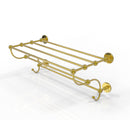 Allied Brass Prestige Skyline Collection 36 Inch Train Rack Towel Shelf P1000-HTL-36-5-PB