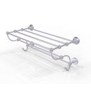 Allied Brass Prestige Skyline Collection 36 Inch Train Rack Towel Shelf P1000-HTL-36-5-SCH