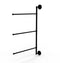 Allied Brass Prestige Skyline Collection 3 Swing Arm Vertical 28 Inch Towel Bar P1027-3-16-28-BKM