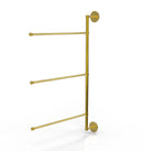 Allied Brass Prestige Skyline Collection 3 Swing Arm Vertical 28 Inch Towel Bar P1027-3-16-28-PB