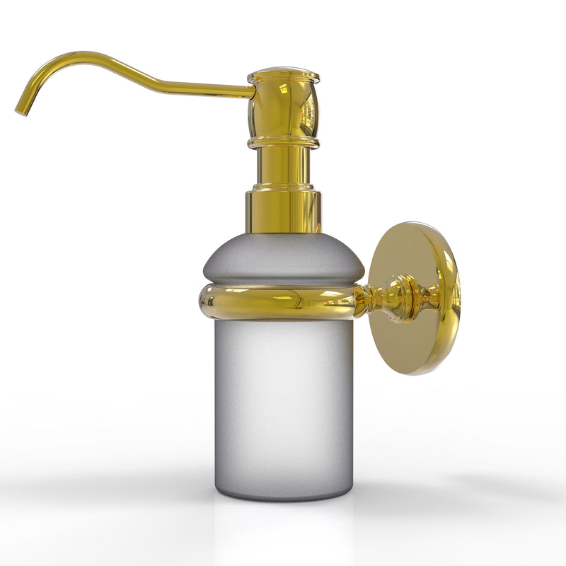 Allied Brass Prestige Skyline Collection Wall Mounted Soap Dispenser P1060-PB