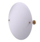 Allied Brass Frameless Round Tilt Mirror with Beveled Edge P1090-BBR