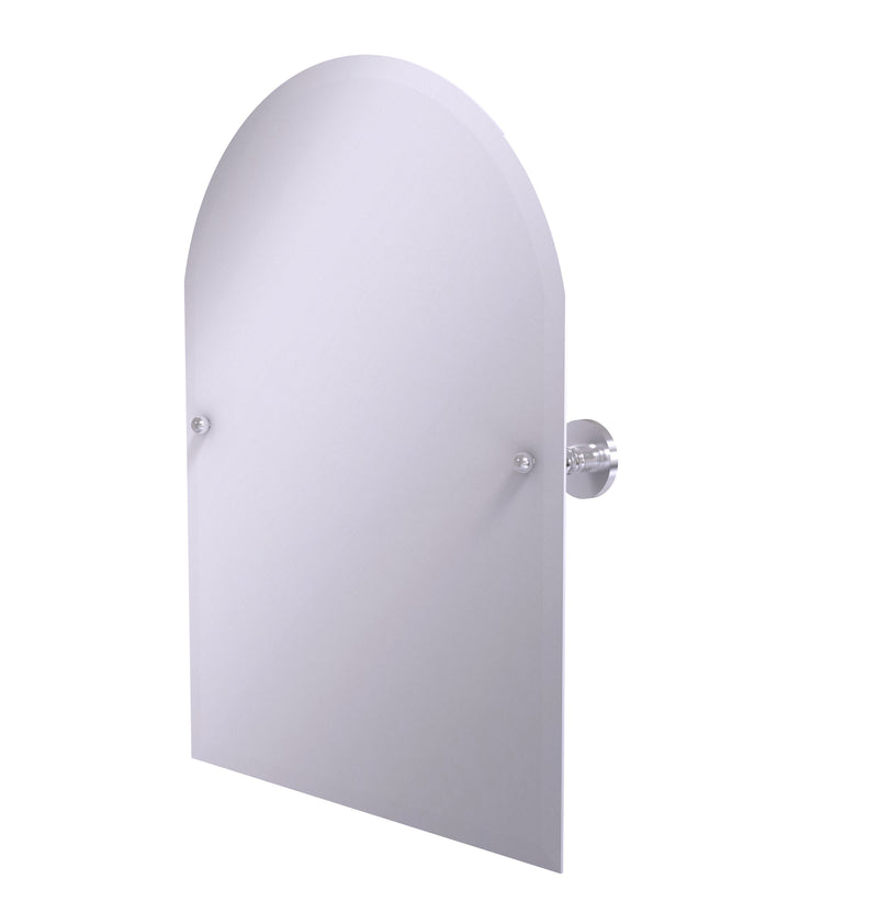 Allied Brass Prestige Skyline Collection Frameless Arched Top Tilt Mirror with Beveled Edge P1094-SCH