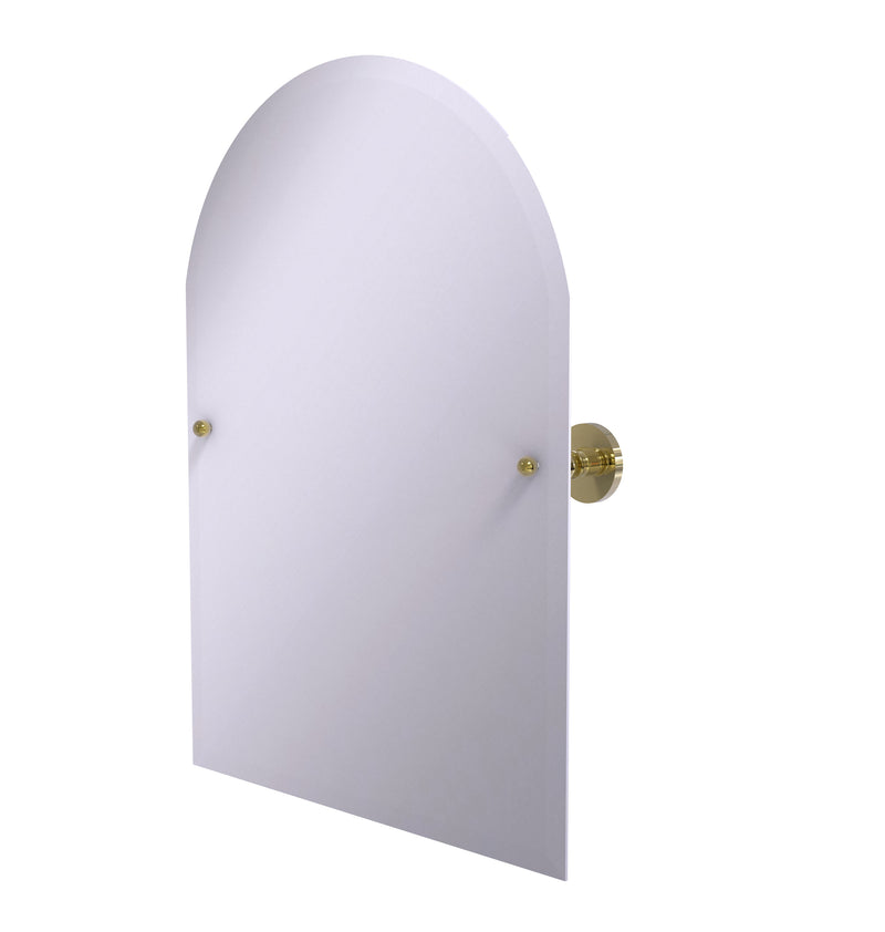 Allied Brass Prestige Skyline Collection Frameless Arched Top Tilt Mirror with Beveled Edge P1094-UNL