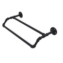 Allied Brass Pipeline Collection 18 Inch Double Towel Bar P-220-18-DTB-BKM