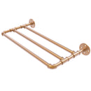 Allied Brass Pipeline Collection 36 Inch Wall Mounted Towel Shelf P-230-36-TS-BBR