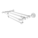 Allied Brass Pipeline Collection 18 Inch Wall Mounted Towel Shelf with Towel Bar P-240-18-TSTB-WHM