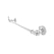 Allied Brass Pipeline Collection 18 Inch Towel Bar with Integrated Hooks P-250-18-TBHK-WHM